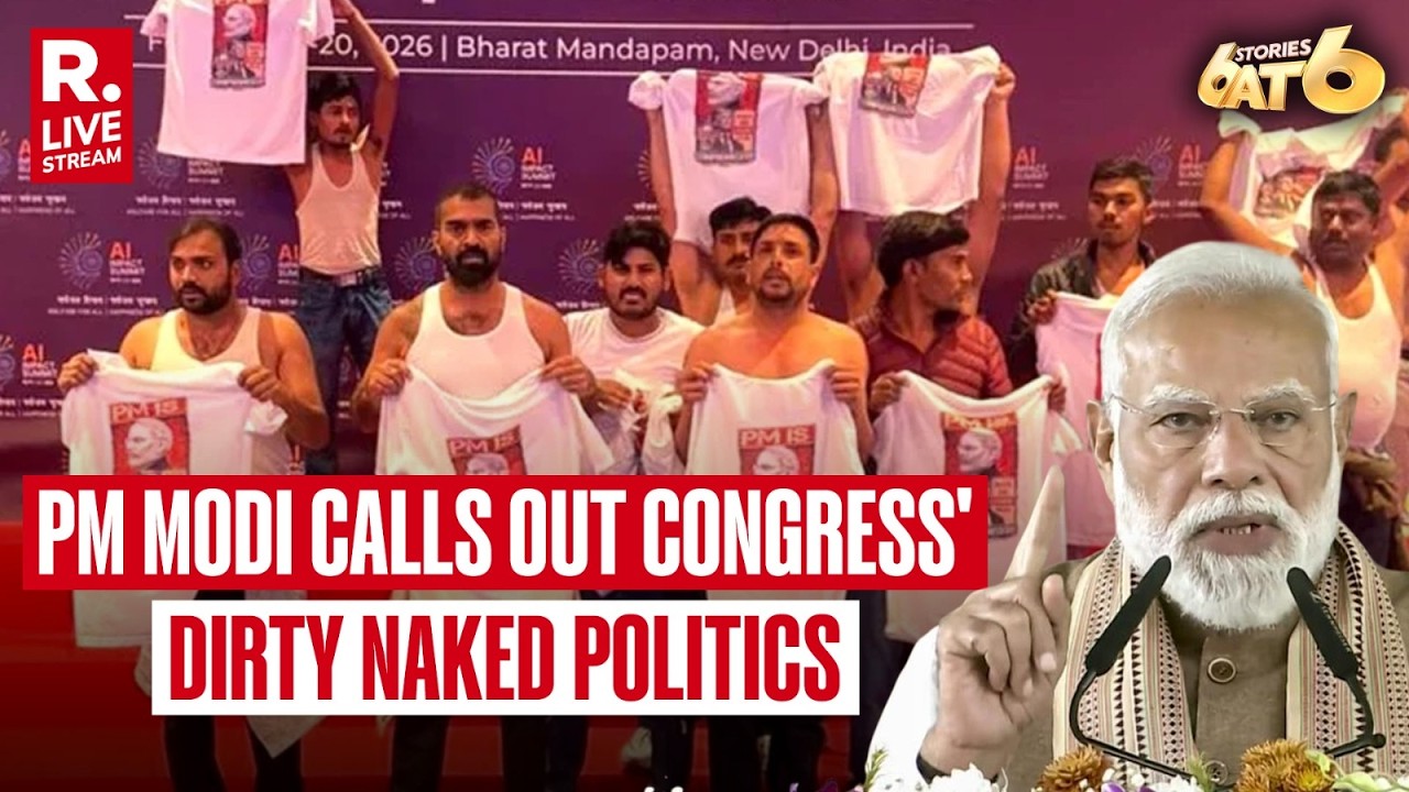 6 Stories At 6 LIVE: PM Modi Calls Out Cong On 'Dirty, Naked Politics' | Taliban Vows Revenge On Pak