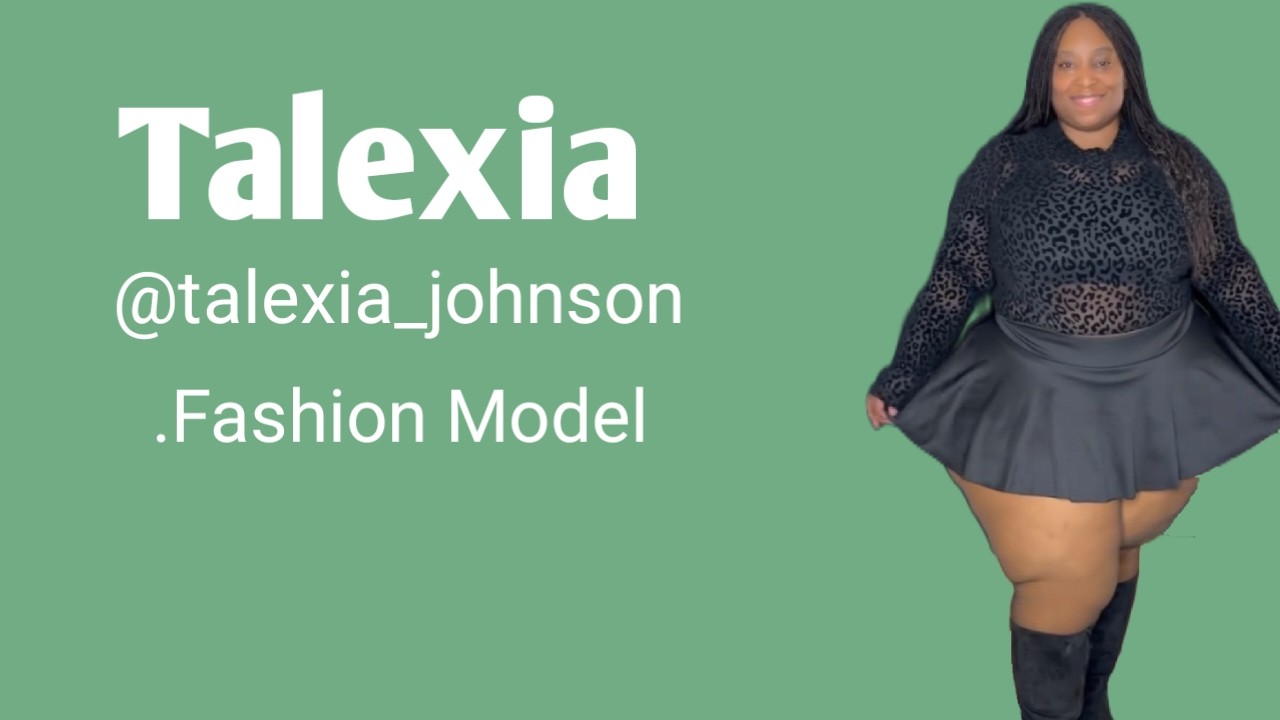 Talexia Biography, Wiki, Plussize Curvy Model, Fashion Model, Lifestyle, Facts