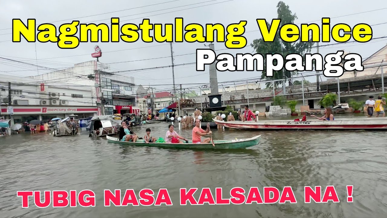 Nagmistulang Venice ! Tubig nasa Kalsada na ! Bakit ganito kataas ? Macabebe Pampanga July 2025