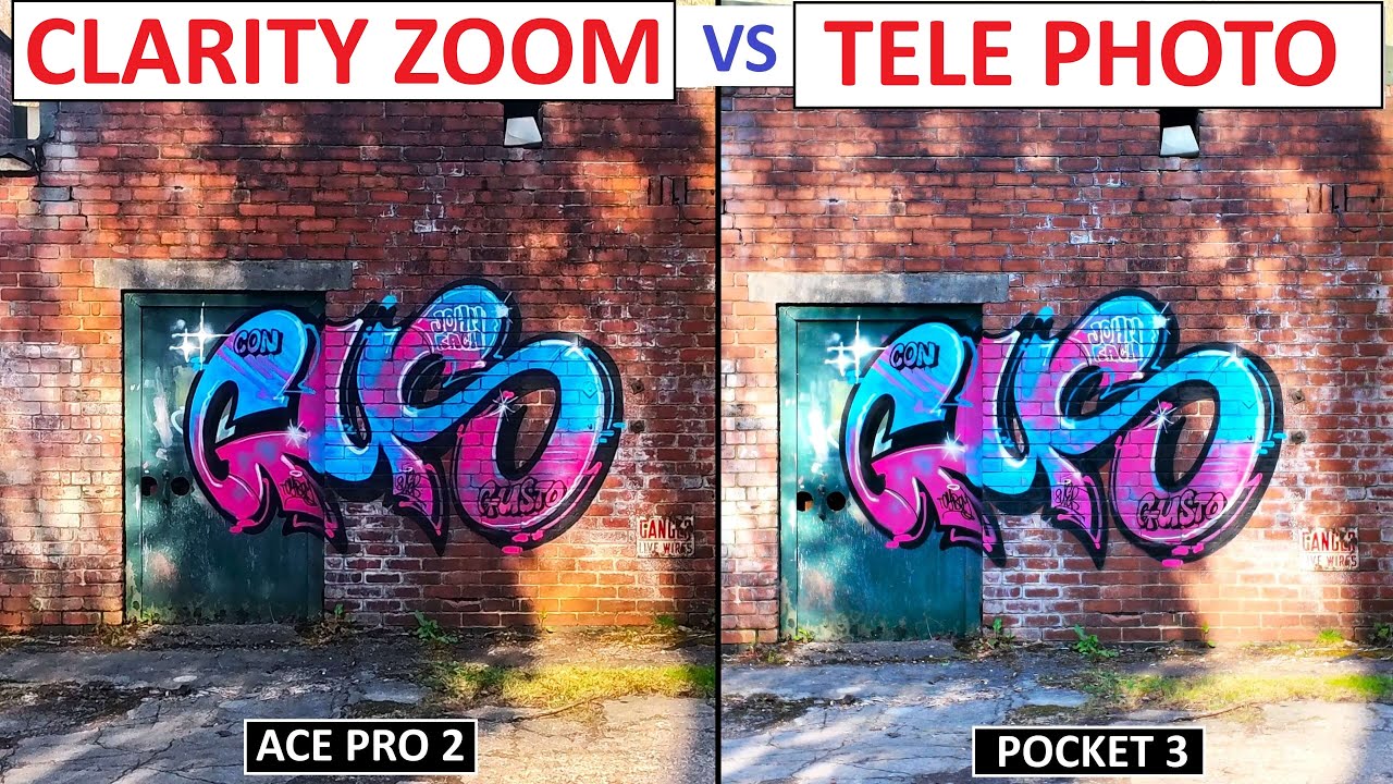 DJI OSMO POCKET 3 TELE PHOTO ZOOM vs INSTA360 ACE PRO 2 CLARITY ZOOM