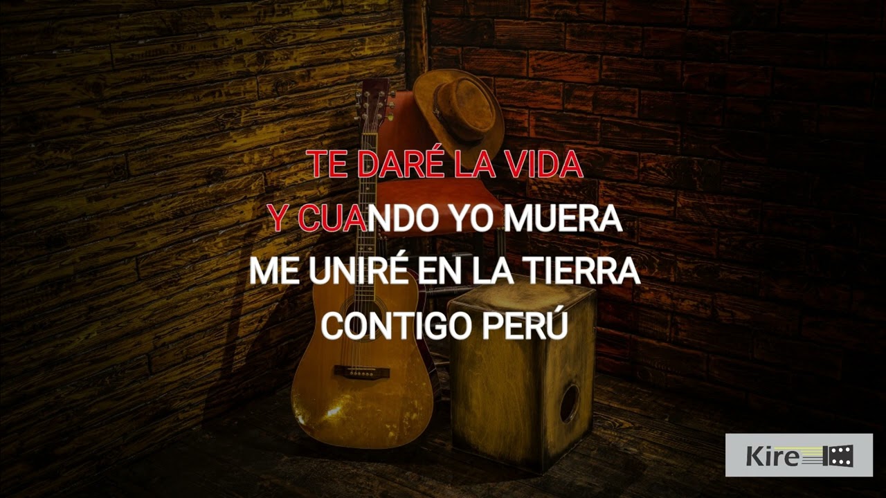 Contigo Perú - Vals - Karaoke Criollo (Augusto Polo Campos) Tono para mujer