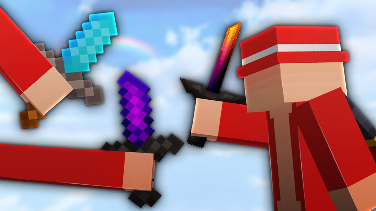 Usando TEXTURAS de YOUTUBERS no SKYWARS 2