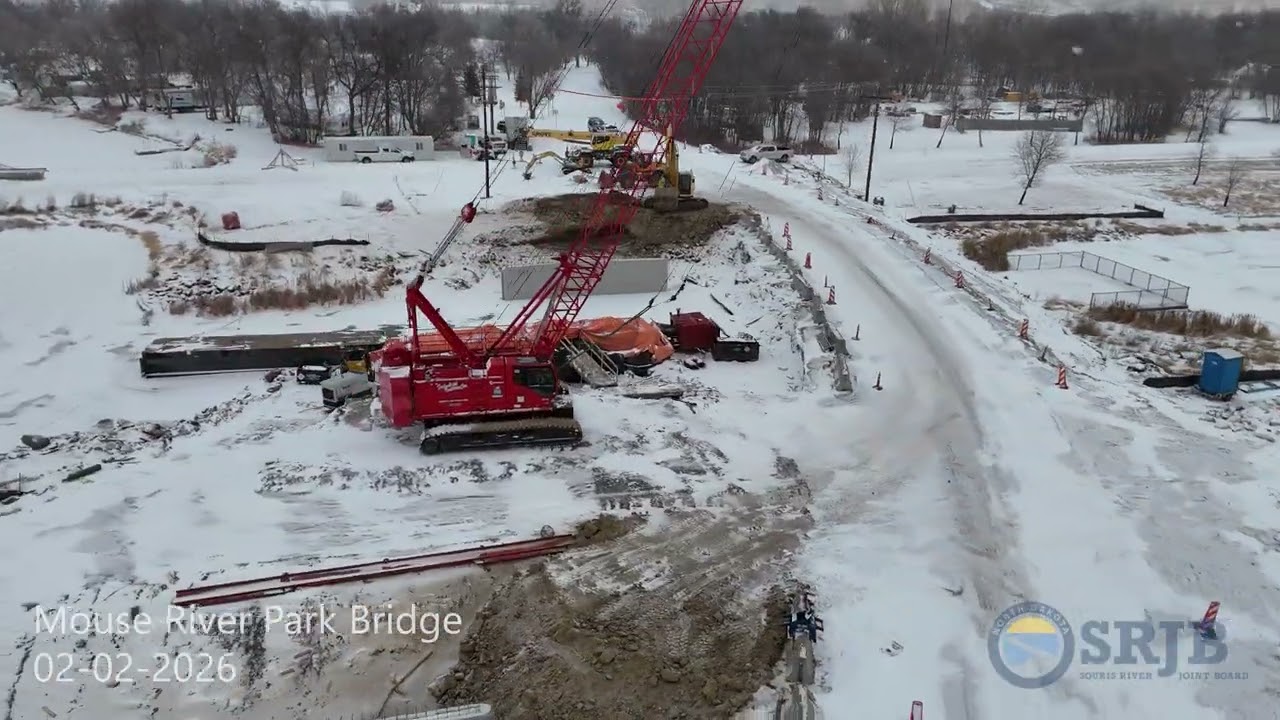 Mouse River Park Bridge February 2026