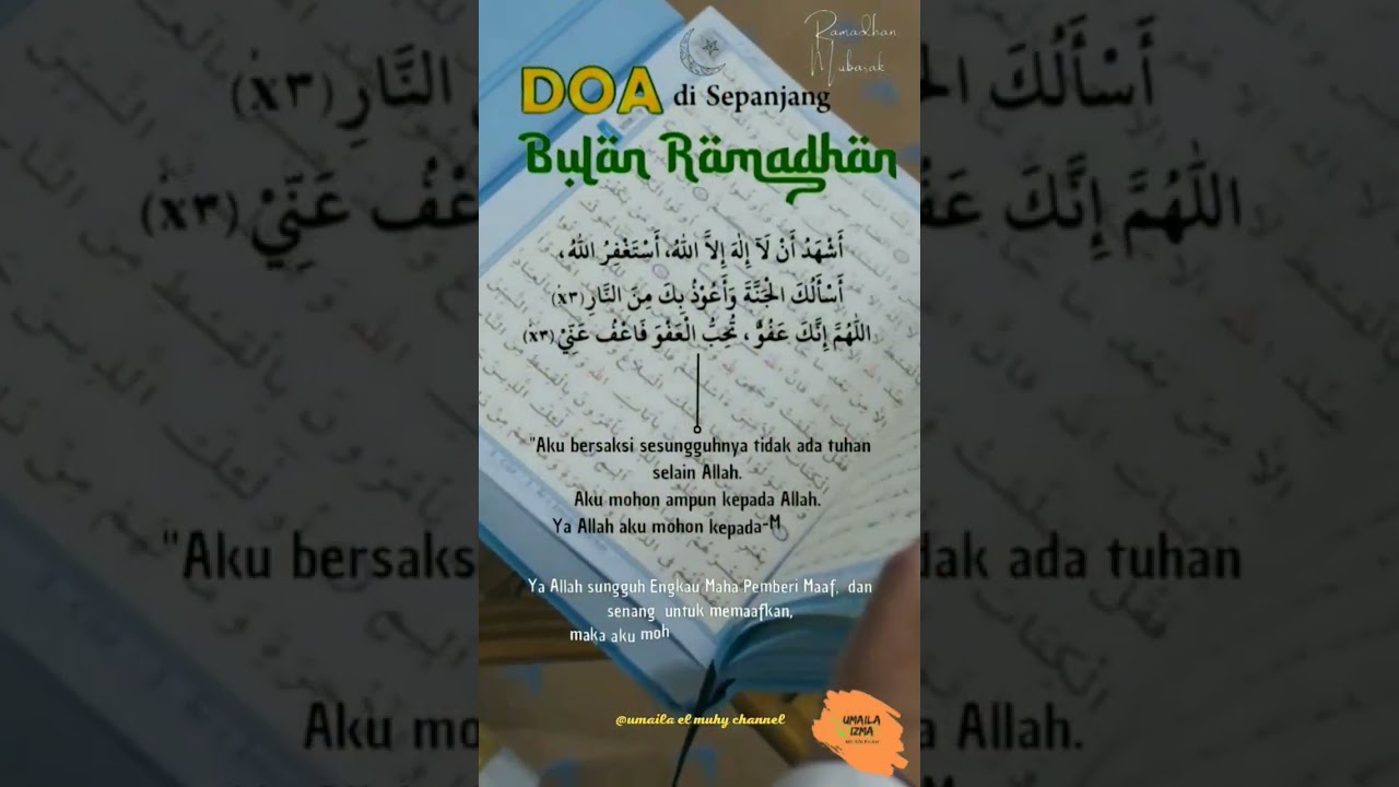 Doa di Sepanjang Bulan Ramadhan #shorts#shortsvideo #islamicvideo #kataulama #doa #ramadan