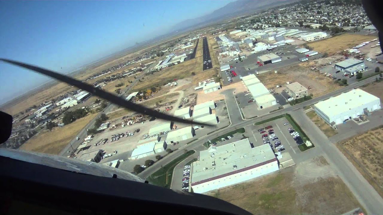C-172 G1000 Landing 34 Bountiful Skypark