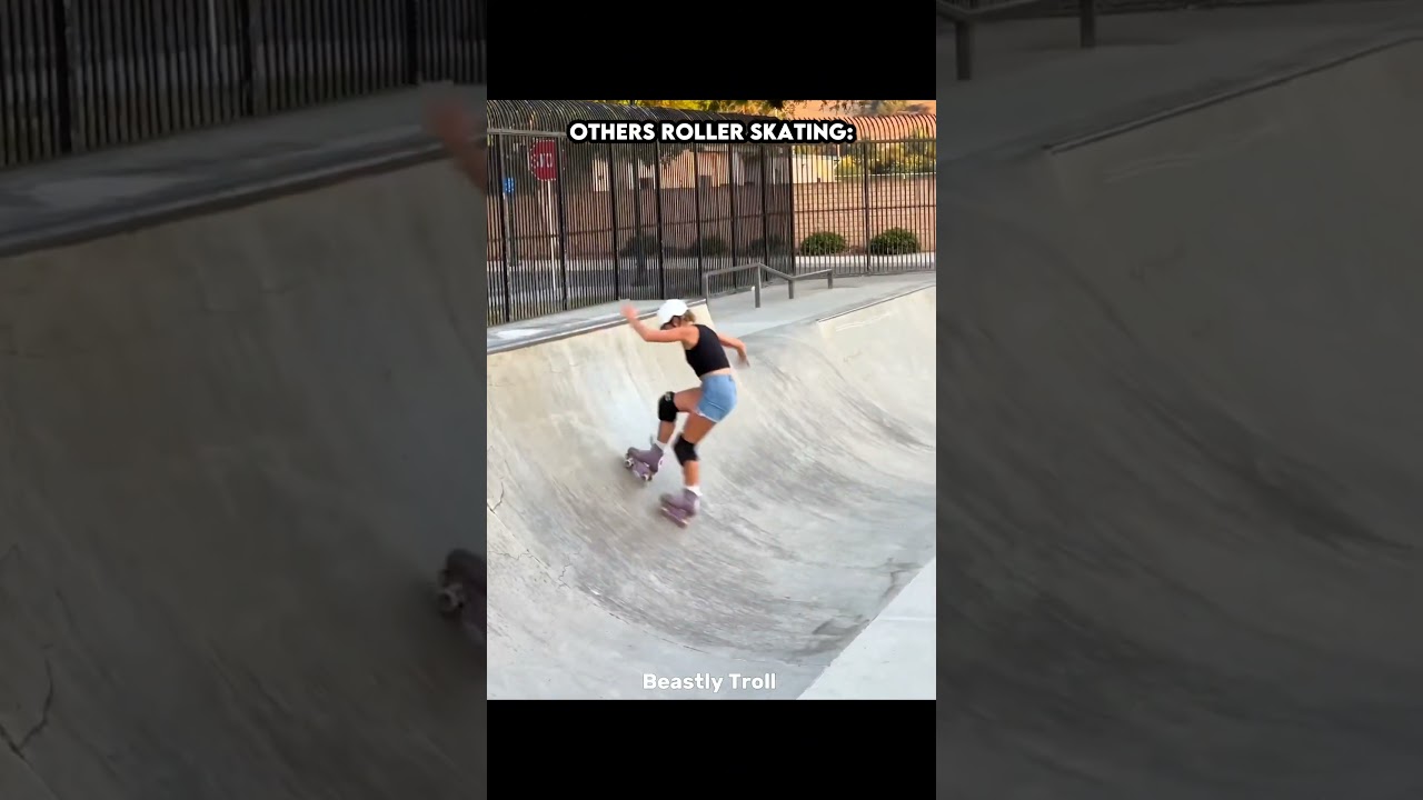 Crazy Roller Skating💀