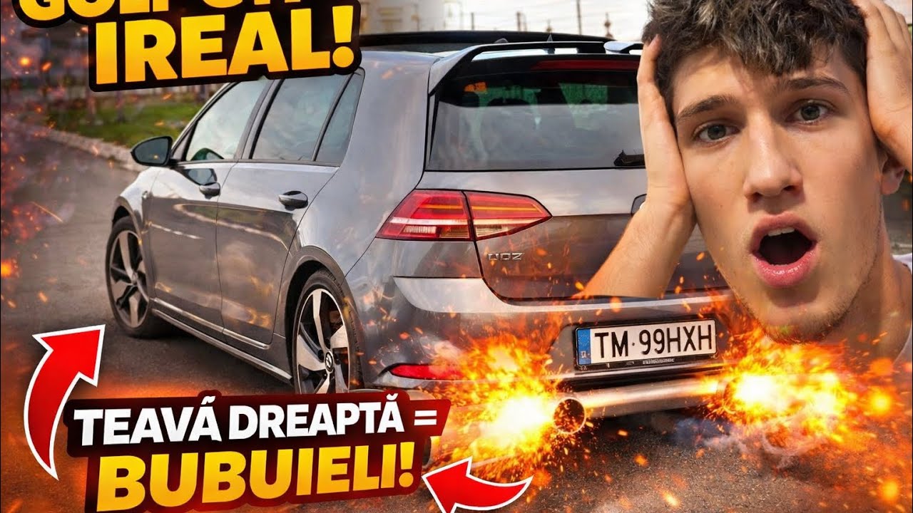 Am scos rezonatorul si acum acest GOLF 7.5 GTI suna ireal...!