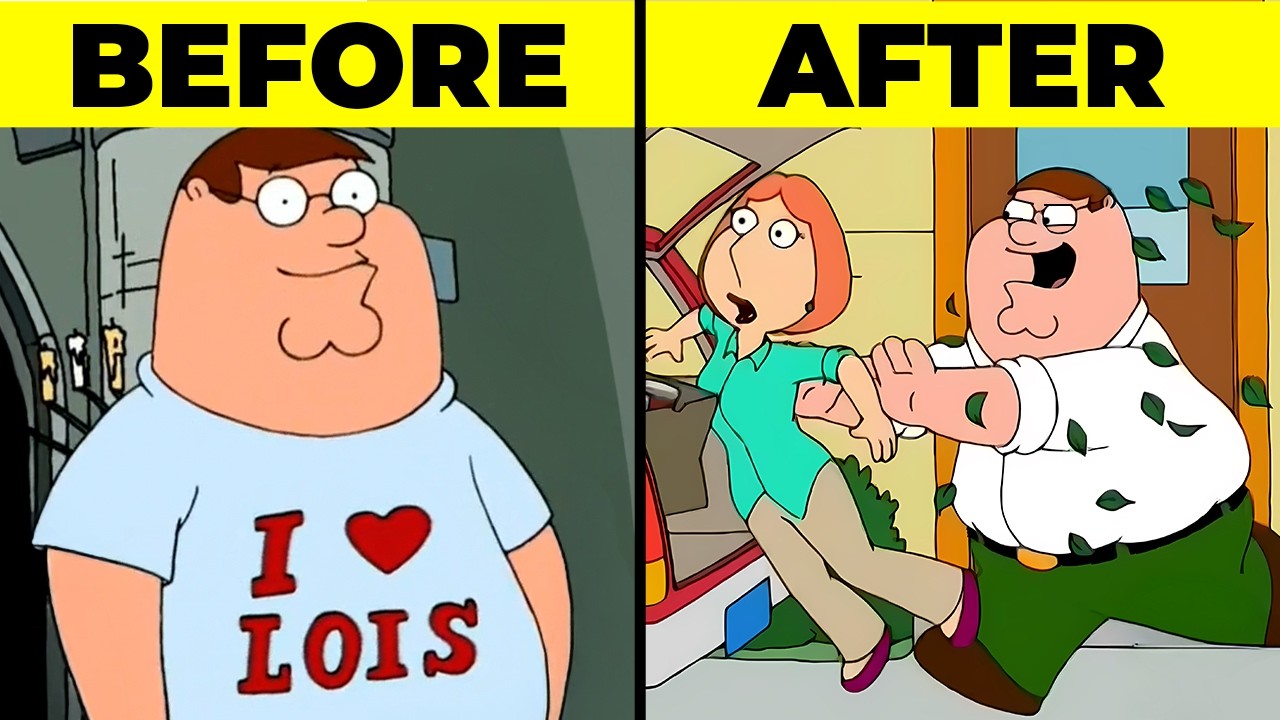 How Every Family Guy Character Has Changed Over Time