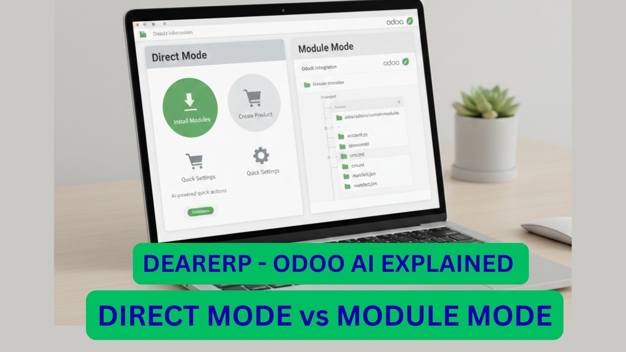 Odoo Implementation AI by DearERP | Difference between Direct Mode and Module Mode