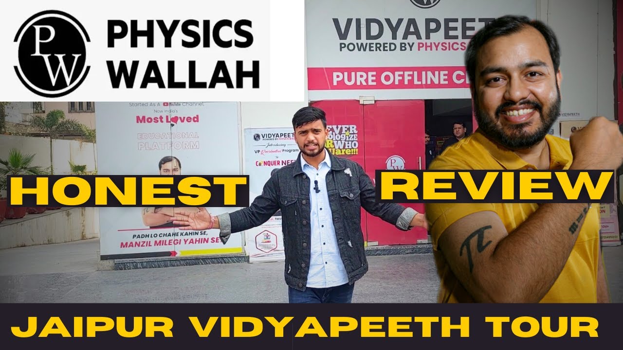 PW Vidyapeeth Jaipur Honest Review & Tour | Full Details (Fees, Faculty) | PW Jaipur Offline Center