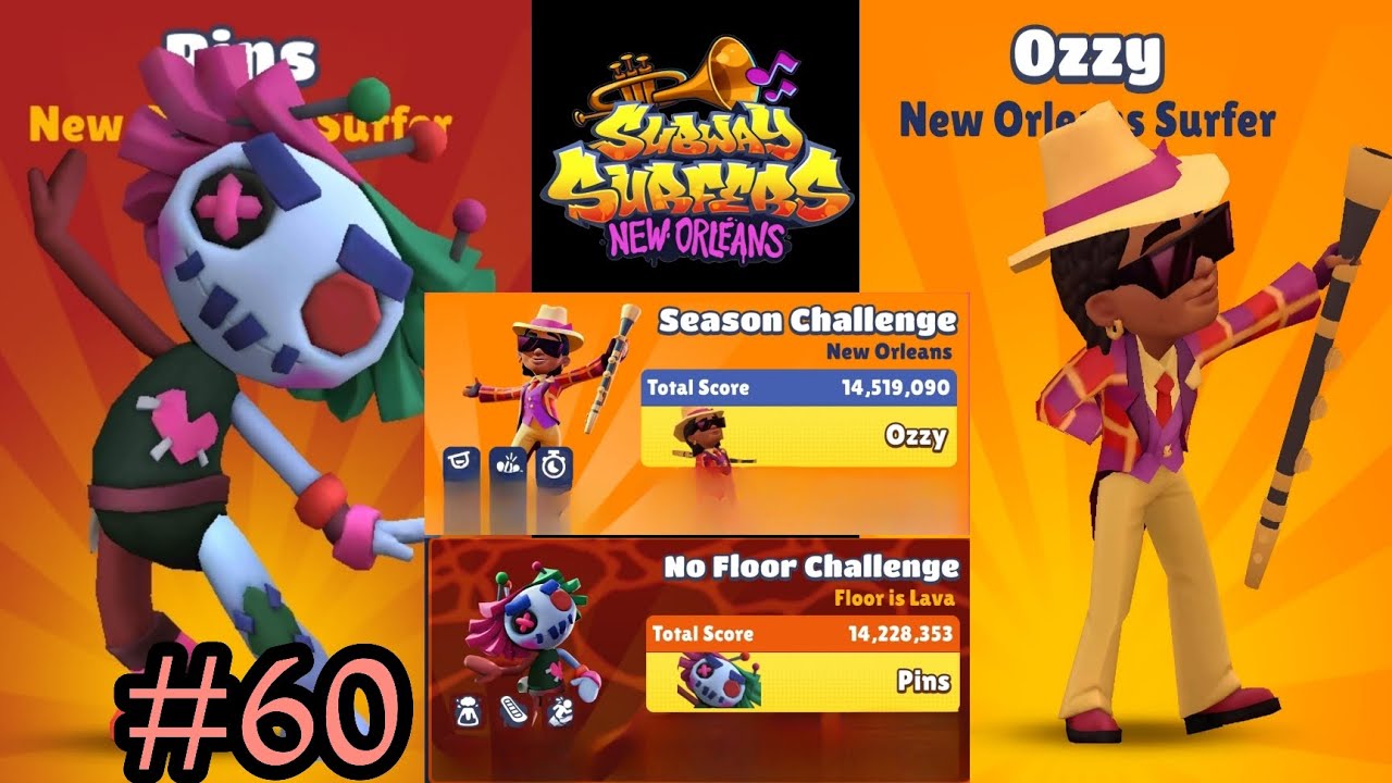 Rins And Ozzy Gifted ! ,|\ Subway Surfers  #60  |   EVENT:- NEW ORLEANS  #subwaysurfers | #KDGaming