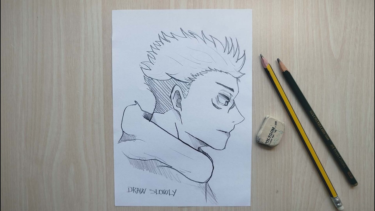 How to Draw Yuji Itadori | Step-by-Step Anime Art Technique