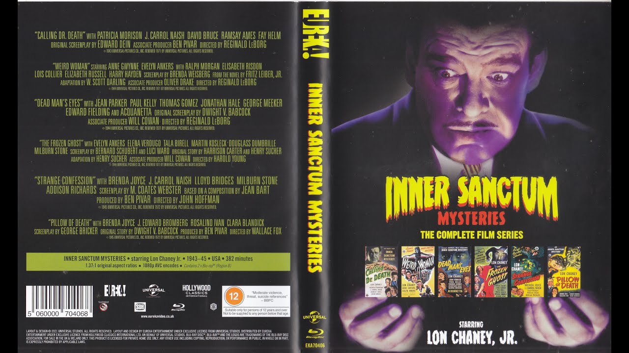 (Unboxing) Inner Sanctum Mysteries: The Complete Film Series (Eureka, includes Booklet) | UK Edition