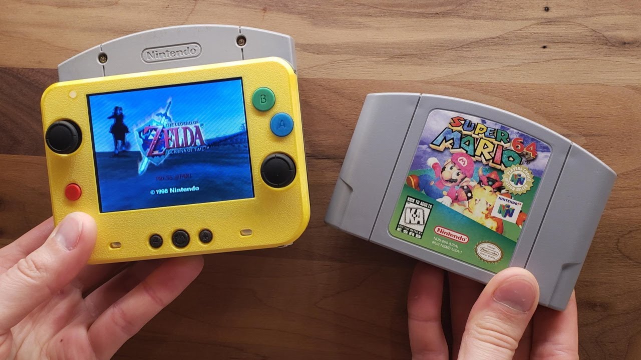 Самая маленькая в мире портативная консоль Nintendo 64