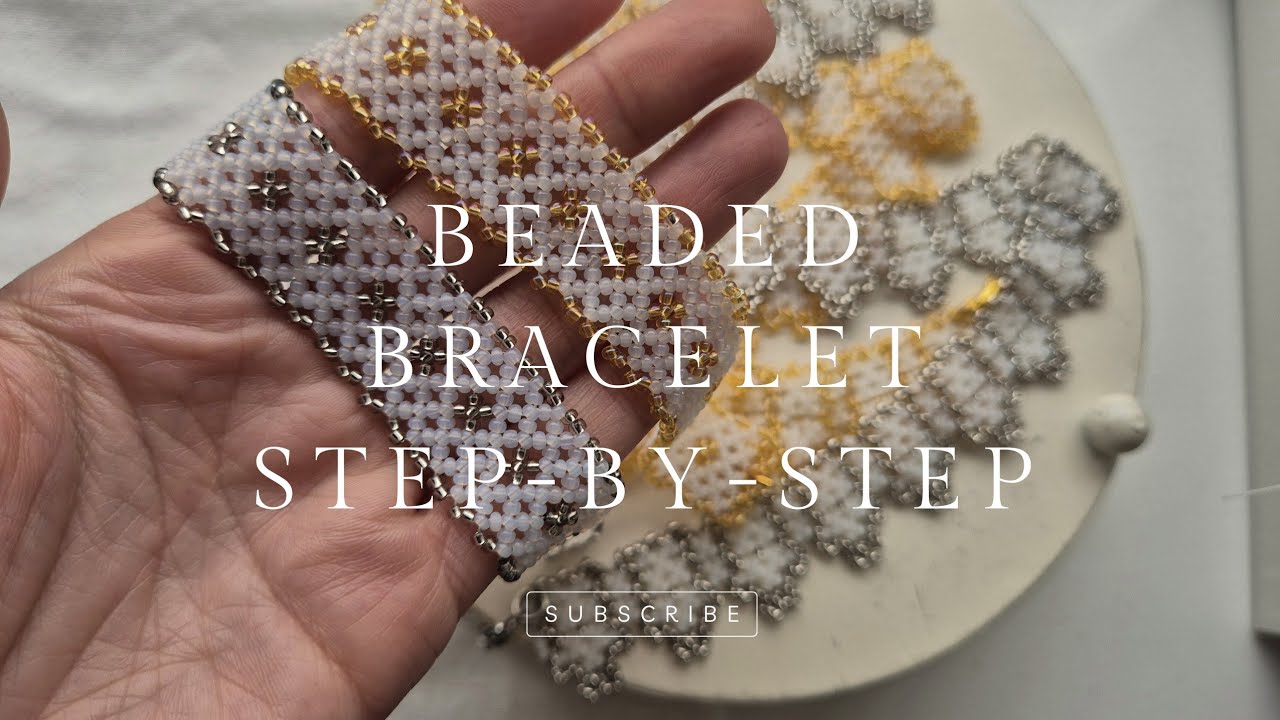 Beaded Bracelet Tutorial | Step-by-Step with Czech Preciosa 10/0 (No Loom)