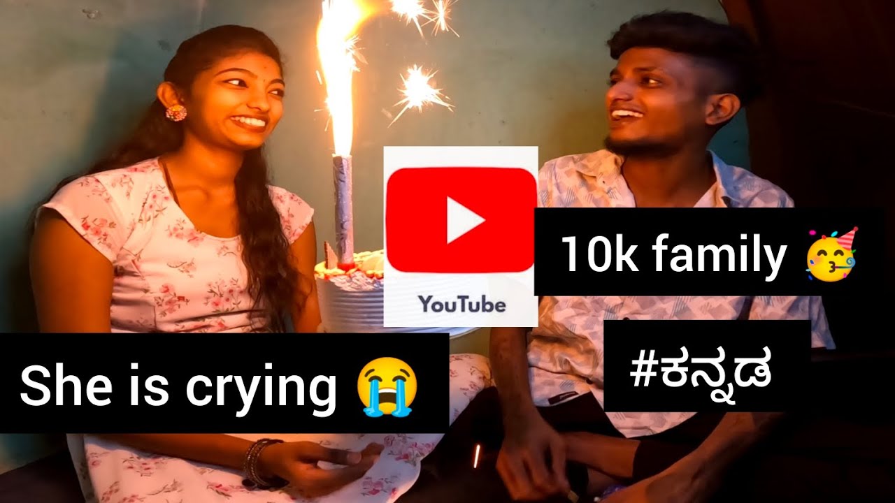 10k family in YouTube |  celebration 🎉 | kannada vlog | @karthi_with_sushma