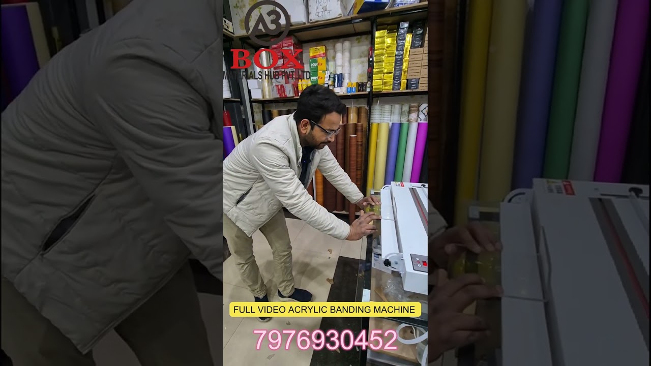 #A3BOX #ACRYLICBANDINGMACHINE #fullvideoacrylicbandingmachine  #acrylic #lasermachine 