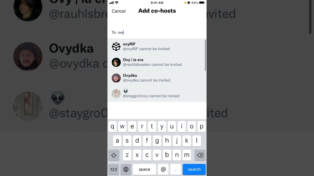 How to invite a Co-host in Twitter Spaces?