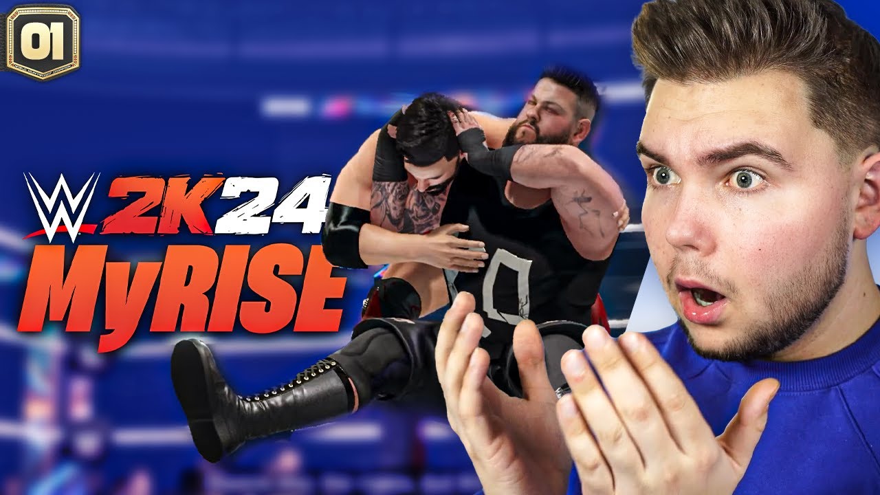 TURNIEJ O PAS WWE! NOWA KARIERA! - WWE 2K24 MyRISE [#1]