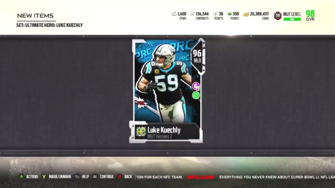 Madden 18 Ultimate Team ::  New Mut Heroes with 3 chems! All New 96 Overalls For EVERY TEAM!