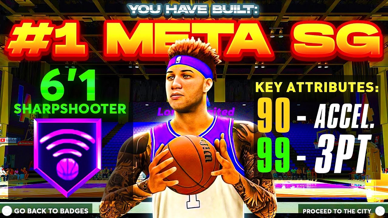 THE NEW #1 META SHOOTING GUARD BUILD IN NBA 2K23 COMP PRO AM!