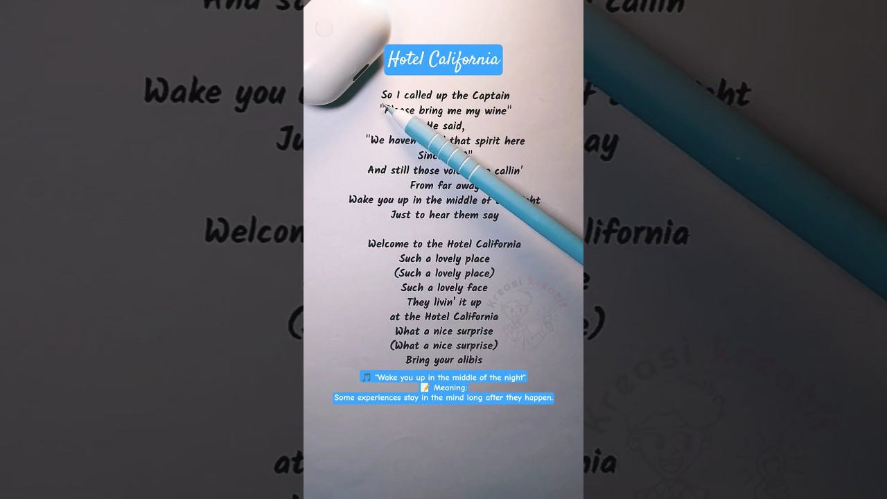 Easy English Karaoke | Hotel California &ndash; Sing & Learn English