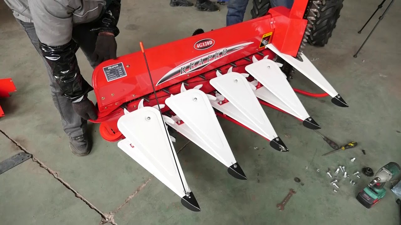 Power reaper machine assembly review/ designed for harvest alfalfa, Quinoa, Beda，البرسيم，Люцерна