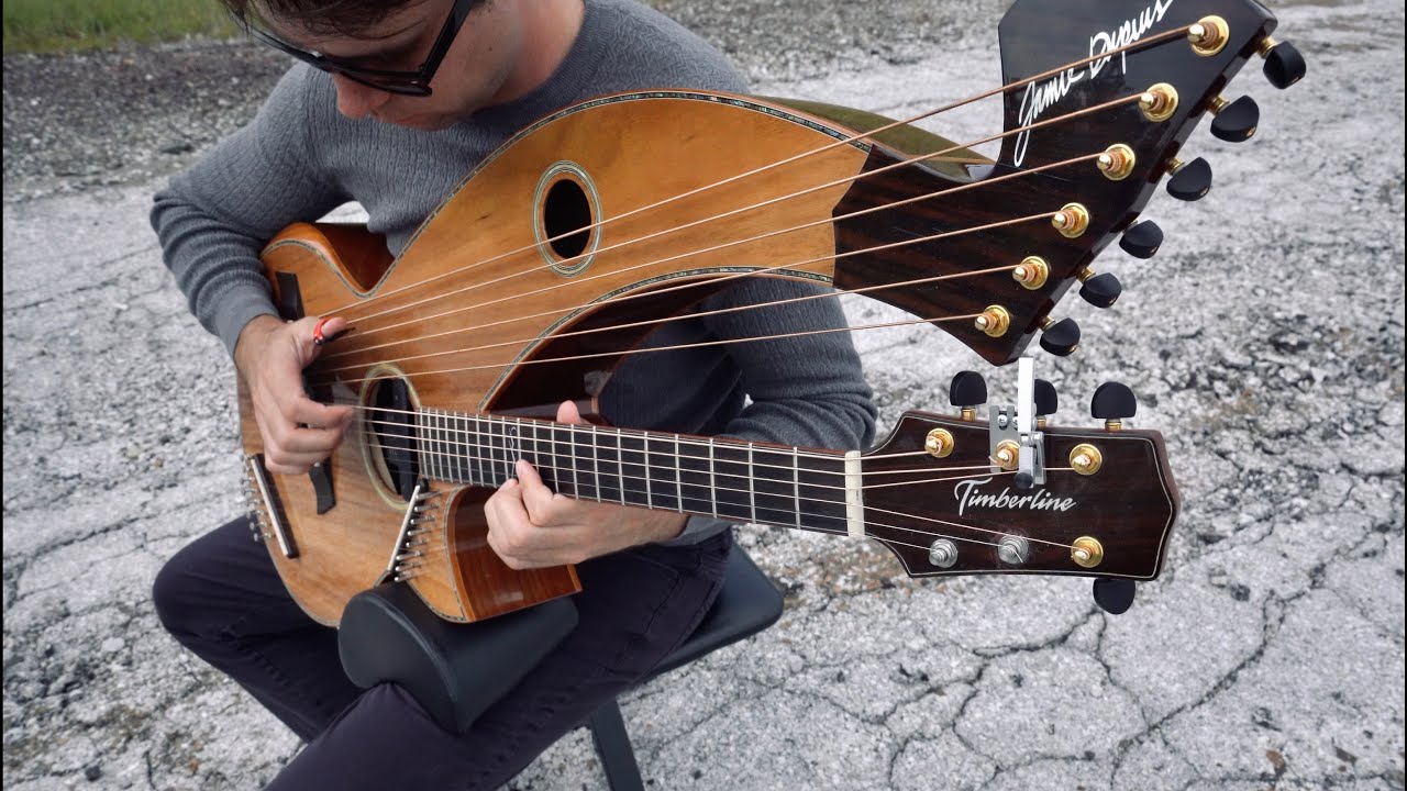 Comfortably Numb - (Pink Floyd) On One Harp Guitar (Fingerstyle Cover)
