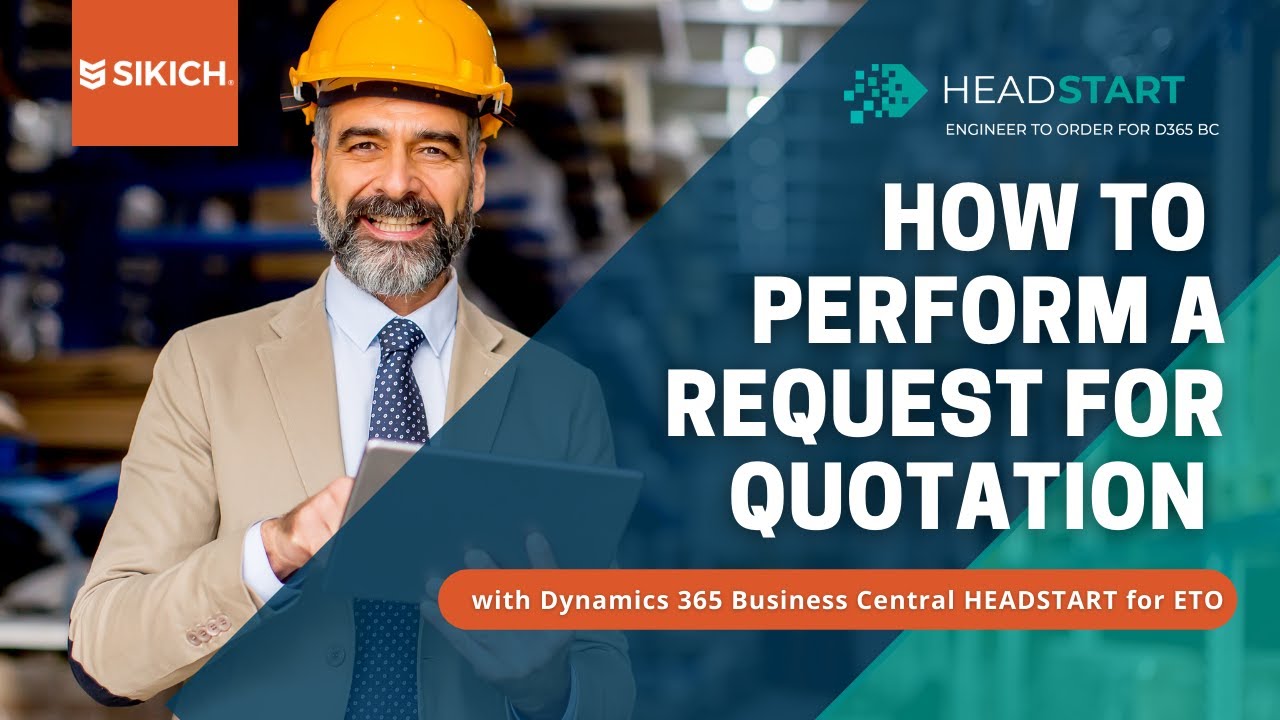 How to Perform a Request for Quotation (RFQ) | ETO Software for D365 Business Central