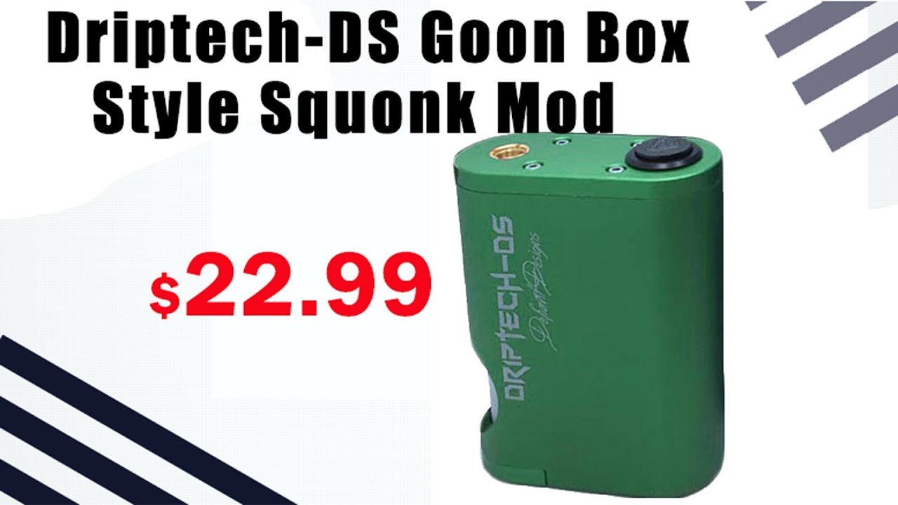 Driptech DS Goon Box Style Squonk Mod
