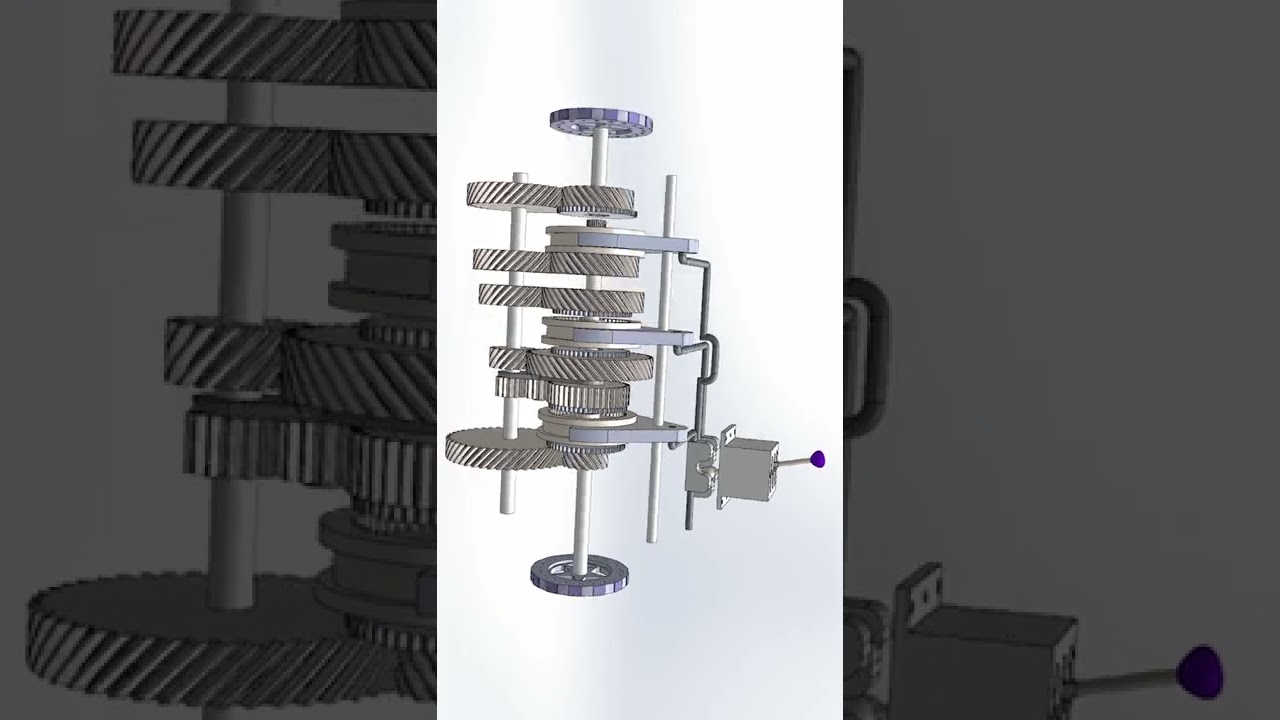 manual gearbox solidworks