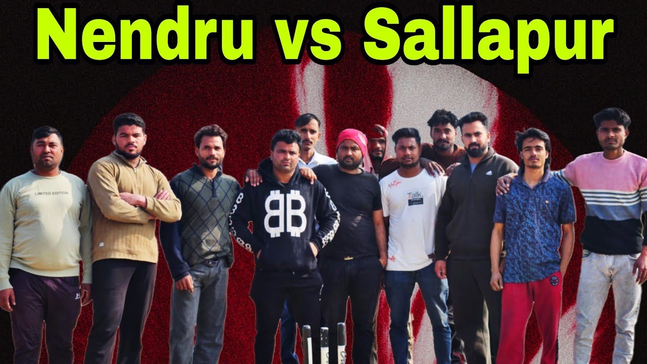 Gaga bijnor Nendru  vs Sallapur  8 over काटे का मुकाबला  !! 
