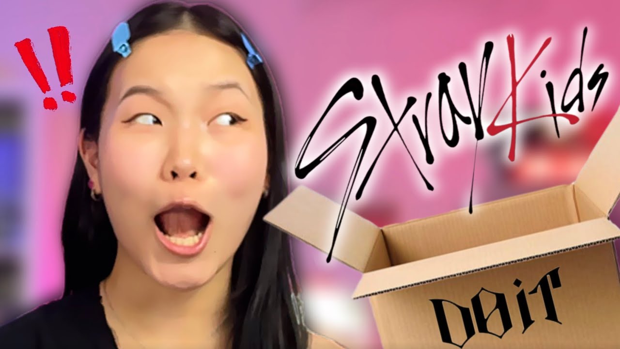 STRAYKIDS MYSTERY BOX UNBOXING while YOU guess my bias…