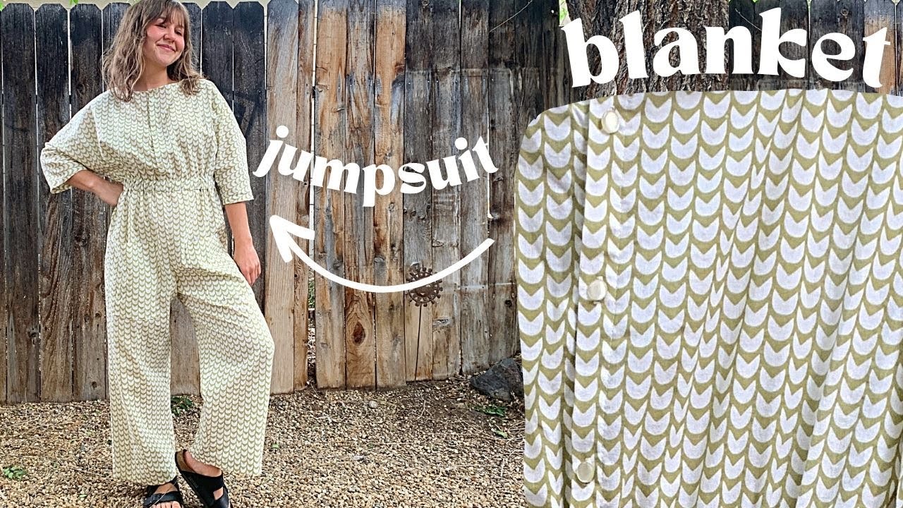 FREE PATTERN jumpsuit / thrift flip & sew-along