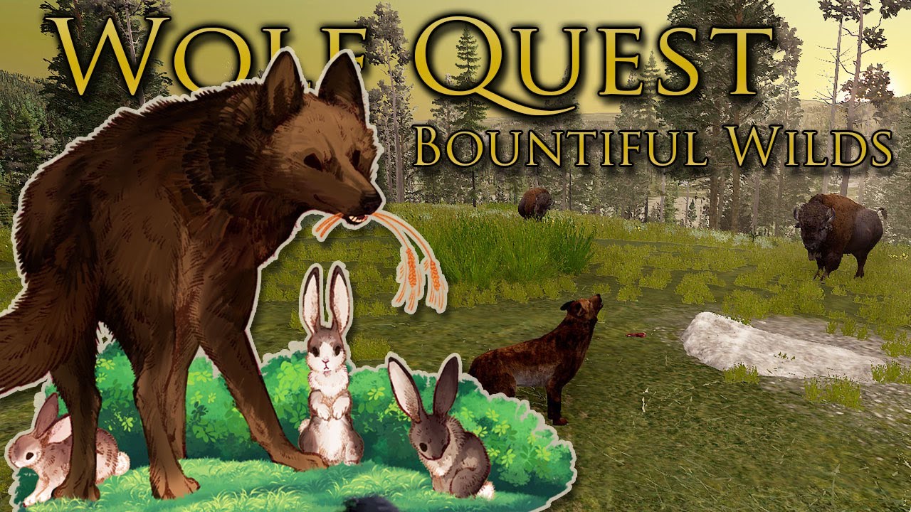 Our Wolf Pups ATTACKED by BISON?! 🐺 Wolf Quest: Bountiful Wilds • #49