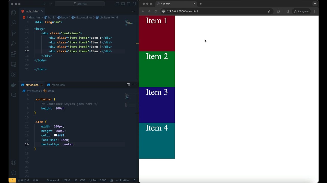 CSS Flexbox basics in 15 Minutes