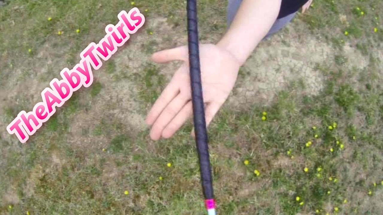 Palm Spin - Novice Baton Twirling - How to Twirl a Baton - Baton Twirling Tutorial