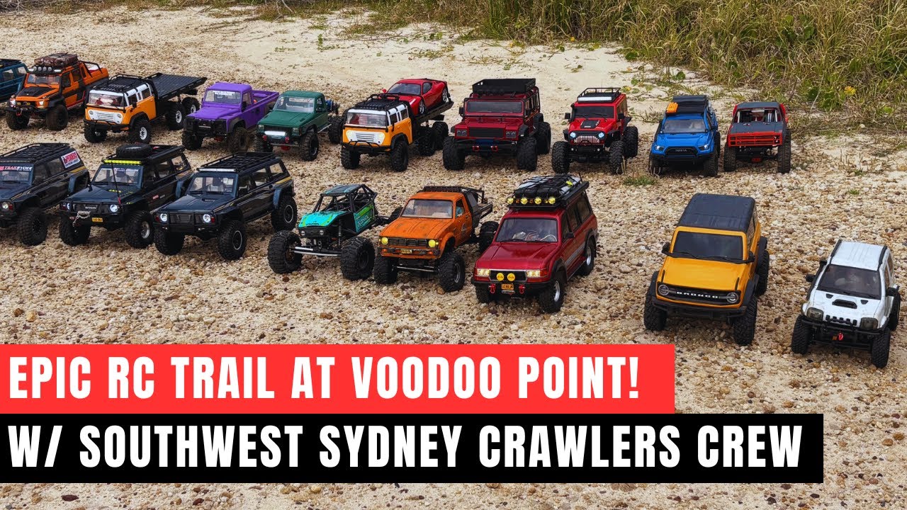 Epic RC Trail at Voodoo Point! First Run of the Cross RC JT6 Beast w/ Southwest Sydney Crew