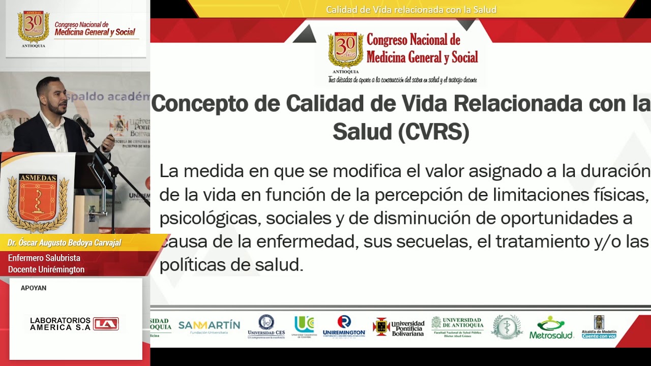 Calidad de Vida relacionada con la Salud - Óscar Augusto Bedoya Carvajal