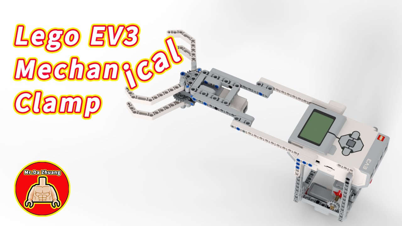 Lego EV3 Mechanical Clamp  (building instructions and program)