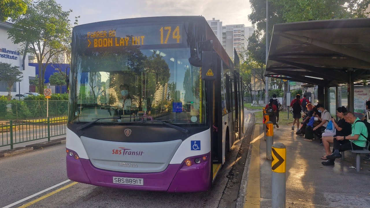 SBS Transit Bus Service 174 Scania K230UB Euro V Batch 1 SBS8891T 