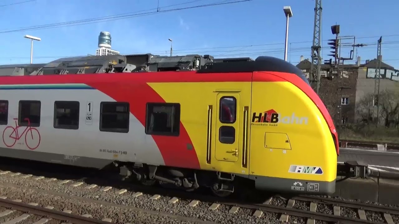 Trains at - Frankfurt South Station (Frankfurt Sudbahnhof) - 28/3/25