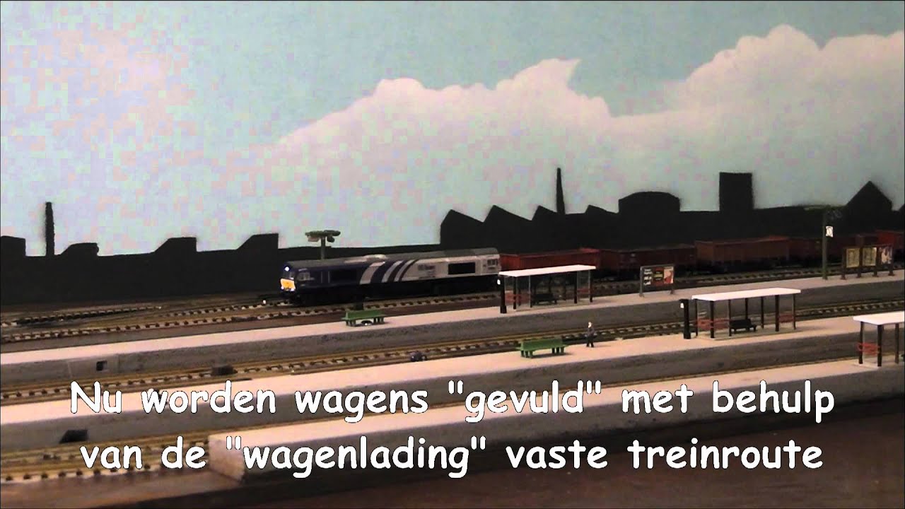 Koploper; automatisch locomotief wissel + wagenbelading