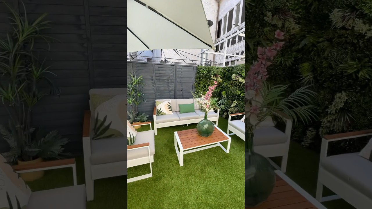 Antes y despu&eacute;s renovacion de la terraza.