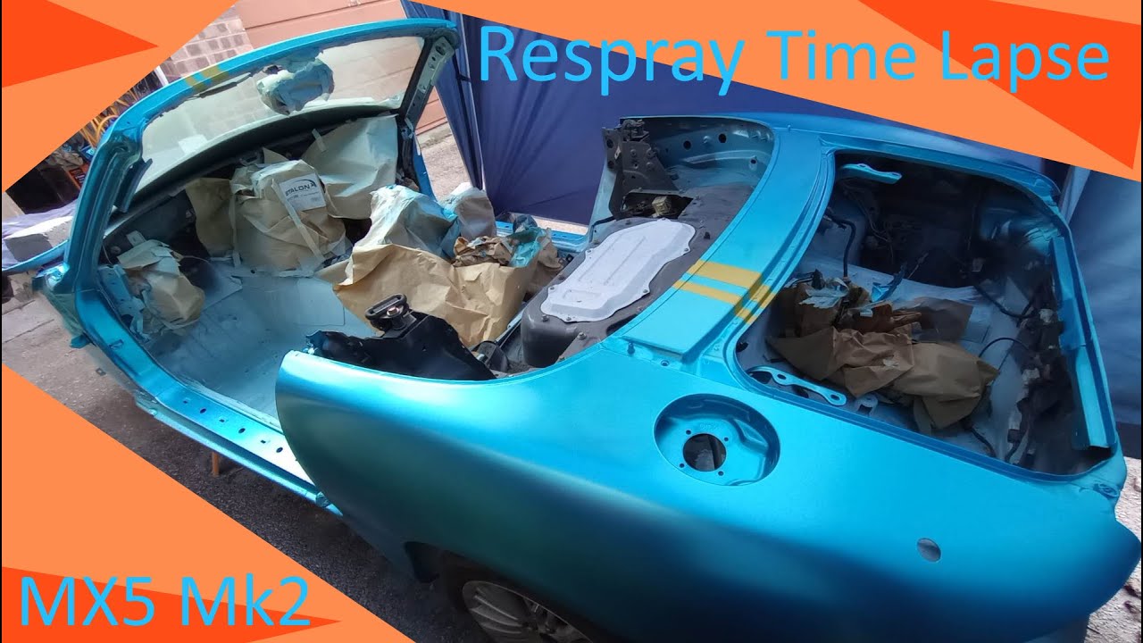 MX5 Mk2 Home Respray Timelapse
