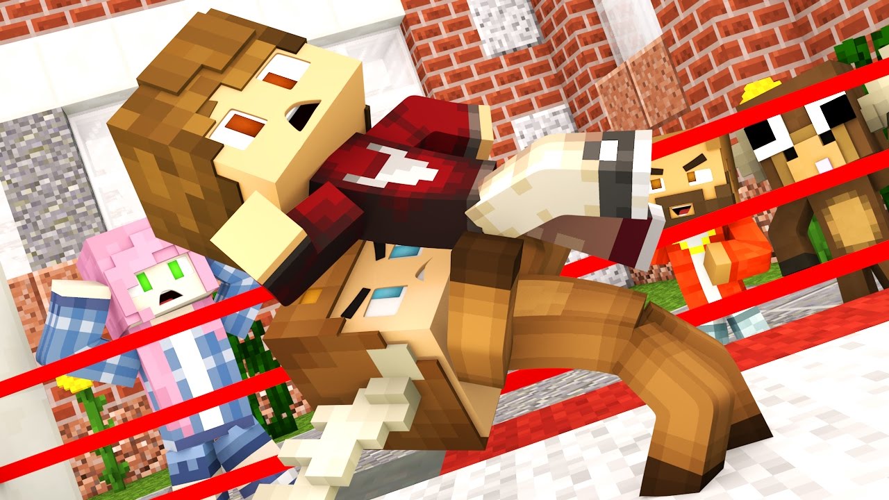 Minecraft Kindergarten - WRESTLING ?!