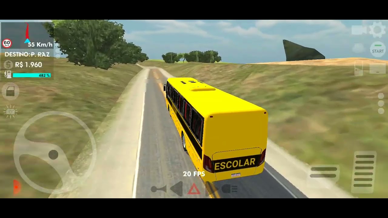 DIRECTION ROAD SIMULATOR - LEVANDO ESTUDANTES PARA A SEGUNDA PROVA DO ENEM 2025 NO ELLO ESCOLAR