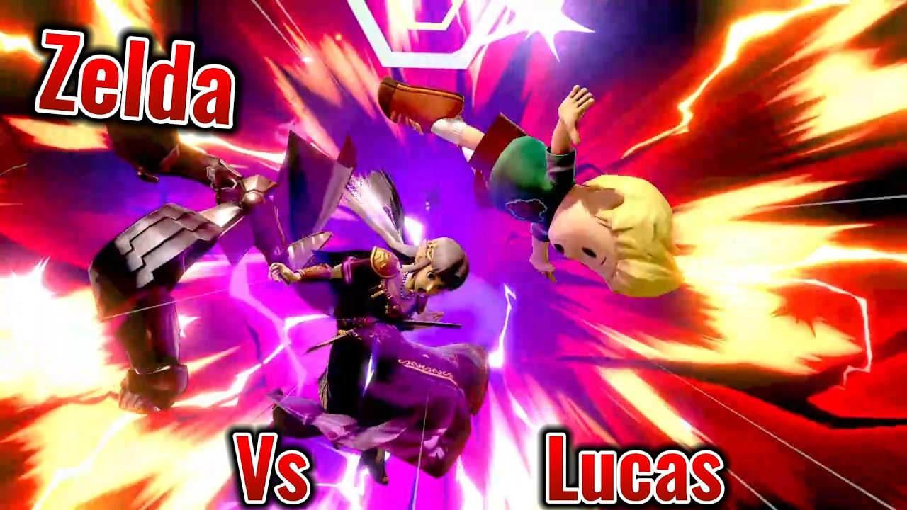 Lucas vs Zelda Elite Battle