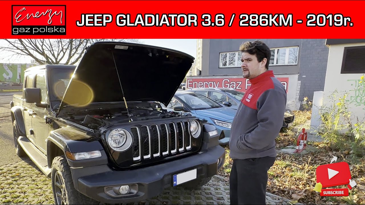 MONTAŻ LPG JEEP GLADIATOR 3.6 286KM 2019 NA GAZ BRC W ENERGY GAZ POLSKA