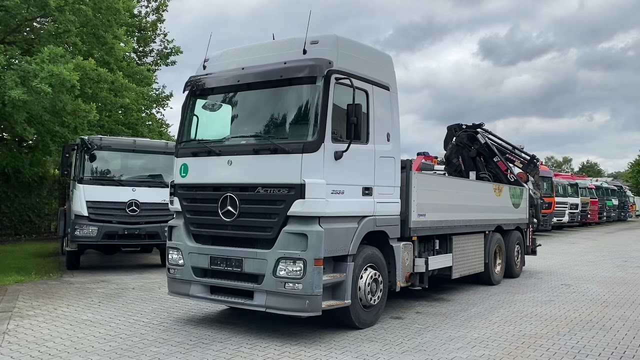 Mercedes Benz Actros 2536 6X2 mit HIAB 288 Heckkran